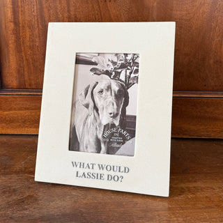 What Would Lassie Do? Picture Frame