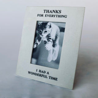 Thanks For Everything Picture Frame
