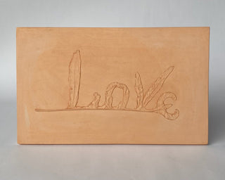 Fern 'Love' Plaque