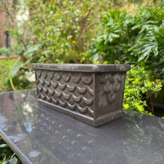 Scalloped Rectangular Planter