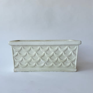 Scalloped Rectangular Planter