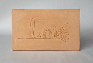 Fern 'Love' Plaque